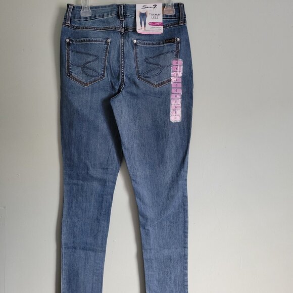 Seven7 Jeans Women's 6 Blue Denim Tummy Slimming Straight Leg Pants NWT - Picture 6 of 6